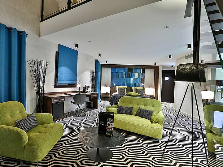 Suite dans le jardin avec vue sur la rivière | Hôtel Restaurant Baud