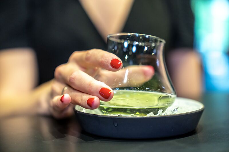 bar du restaurant Baud, Bonne 74